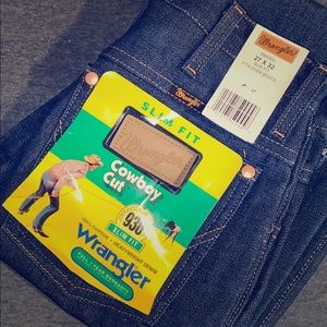NWT Vintage Wrangler Slim Fit 27x32